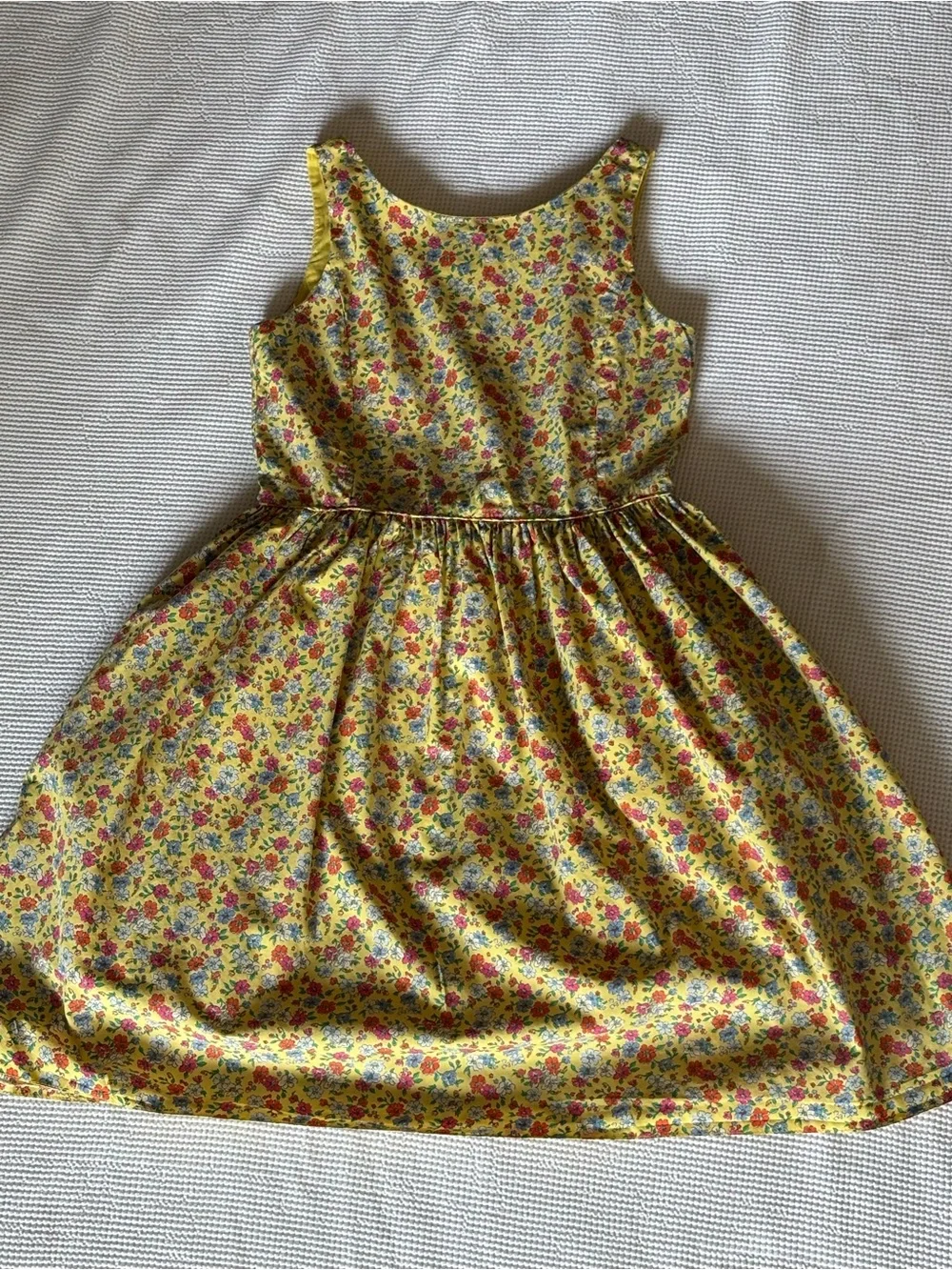 Polo by Ralph Lauren Yellow Floral Tank Dress